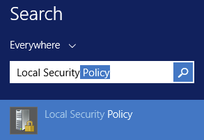 Local Security Policy showing User Account Control elevation prompt behavior