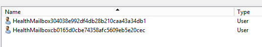 Active Directory repopulating new HealthMailbox objects after service restart