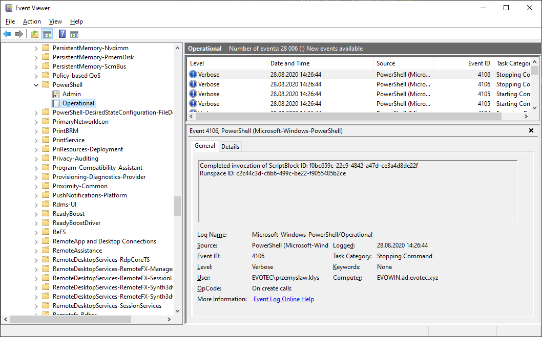 Restoring (Recovering) PowerShell Scripts from Event Logs